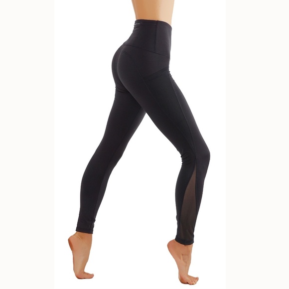 Deep side pockets workout leggings Black - Picture 4 of 6